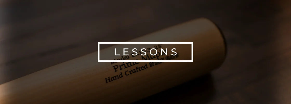 Lessons at Titan ? a hand-crafted maple bat.